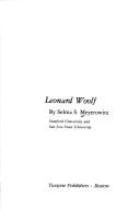 Cover of: Leonard Woolf by Selma S. Meyerowitz