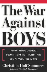 Cover of: The War Against Boys by Christina Hoff Sommers