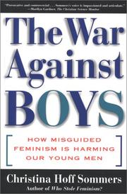 Cover of: The WAR AGAINST BOYS by Christina Hoff Sommers