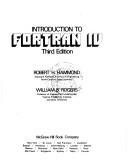 Cover of: Introduction to FORTRAN IV by Robert H. Hammond, Robert H. Hammond