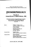 Cover of: Dysmorphology