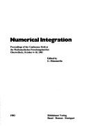 Cover of: Numerical integration by edited by G. Hämmerlin.