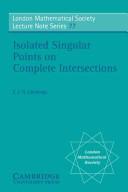 Cover of: Isolated singular points on complete intersections | E. Looijenga