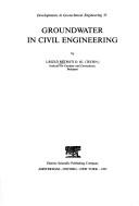 Cover of: Groundwater in civil engineering