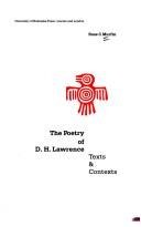 Cover of: The poetry of D.H. Lawrence: texts & contexts
