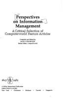 Cover of: Perspectives on information management by compiled and edited by Jack B. Rochester.