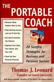 The portable coach by Thomas J. Leonard