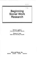 Cover of: Beginningsocial work research