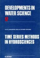 Time series methods in hydrosciences by A. H. El-Shaarawi