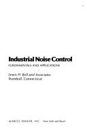 Cover of: Industrial noise control by Lewis H. Bell, Douglas H. Bell, Lewis H. Bell