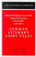 Cover of: German literary fairy tales