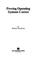 Cover of: Proving operating systems correct