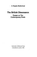 Cover of: British dissonance: essays on ten contemporary poets