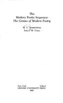 Cover of: The modern poetic sequence by M. L. Rosenthal