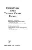 Cover of: Clinical care of the terminal cancer patient