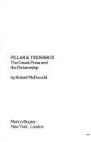 Cover of: Pillar & tinderbox by McDonald, Robert