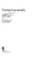 Cover of: Transport geography