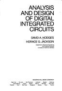 Analysis and design of digital integrated circuits by David A. Hodges