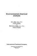 Cover of: Environmental chemical analysis by Iain L. Marr