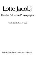 Cover of: Theater & dance photographs