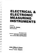 Cover of: Electrical & electronic measuring instruments