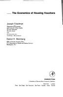 The economics of housing vouchers by Joseph Friedman