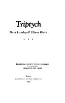 Cover of: Triptych by Dora Landey