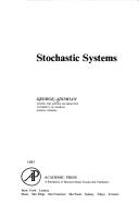 Cover of: Stochastic systems