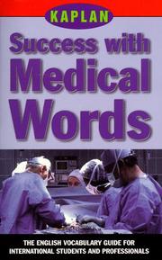 Cover of: Success with medical words