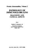 Cover of: Pathology of immunoglobulins: diagnostic and clinical aspects