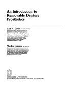 Cover of: An introduction to removable denture prosthetics