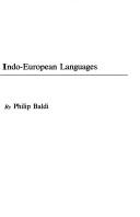 Cover of: An introduction to the Indo-European languages