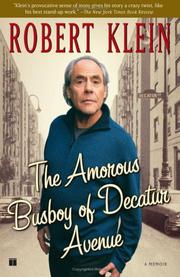 Cover of: The Amorous Busboy of Decatur Avenue by Robert Klein