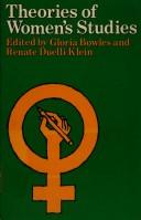 Cover of: Theories of women's studies