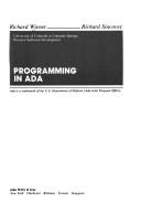 Cover of: Programming in Ada by Richard Wiener