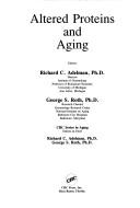 Cover of: Altered proteins and aging