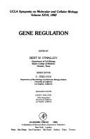 Cover of: Gene regulation
