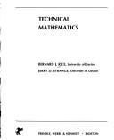 Cover of: Technical mathematics by Bernard J. Rice