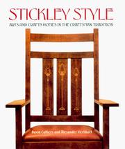 Cover of: Stickley Style: Arts and Crafts Homes in the Craftsman Tradition
