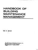 Cover of: Handbook of building maintenance management