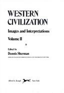 Cover of: Western civilization, images and interpretations