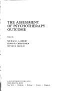 Cover of: The assessment of psychotheraphy outcome