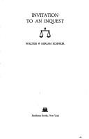 Cover of: Invitation to an inquest by Walter Schneir