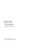 Cover of: Johann Beer by James N. Hardin