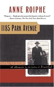 Cover of: 1185 Park Avenue: A Memoir