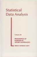 Cover of: Statistical data analysis by Ram Gnanadesikan