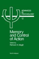 Cover of: Memory and control of action