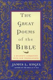 Cover of: The Great Poems of the Bible: A Reader's Companion with New Translations