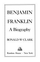 Cover of: Benjamin Franklin: a biography