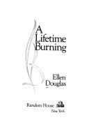 Cover of: A lifetime burning